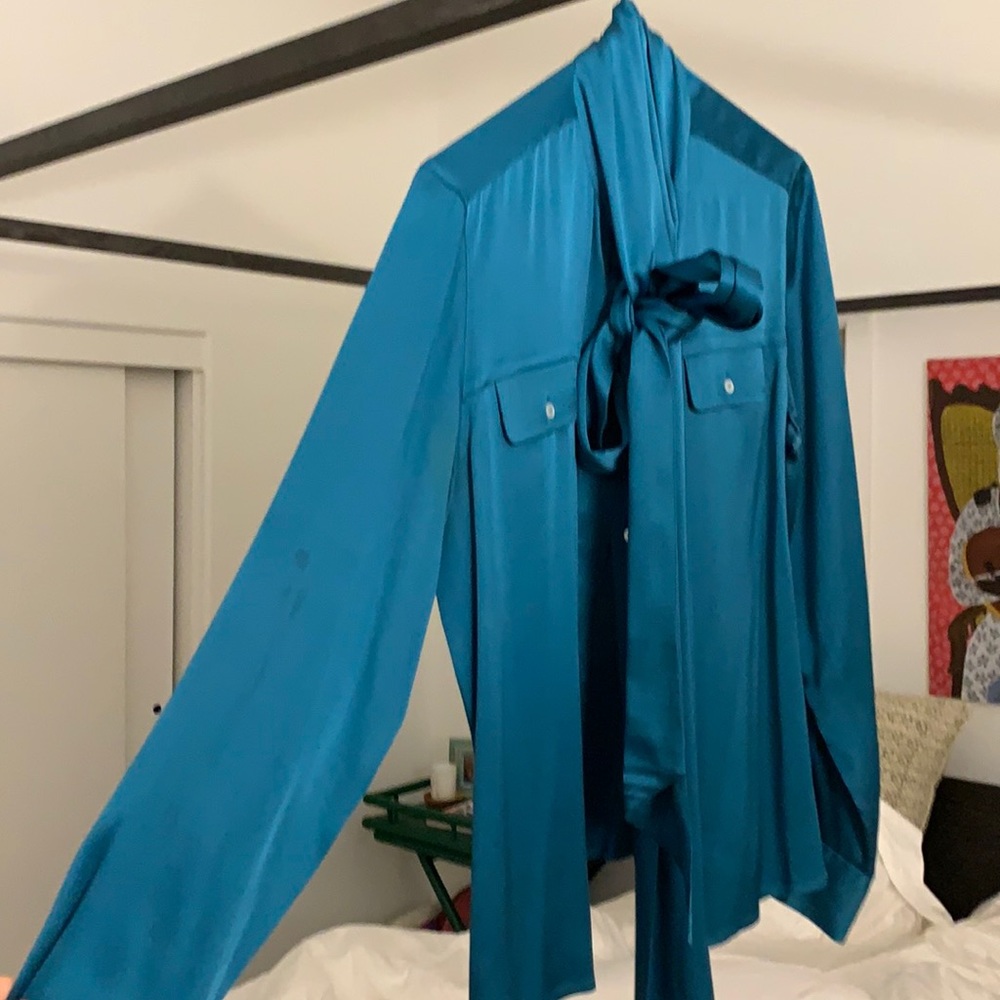 Tory Burch size 8 silk blouse
